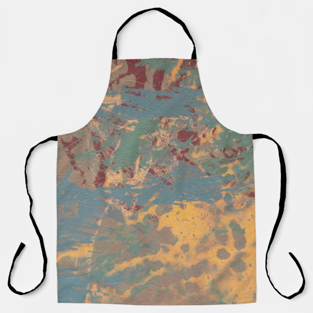 Abstract painting. Ink handmade image. Modern arti Apron (Front)