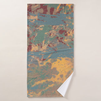 Abstract painting. Ink handmade image. Modern arti Bath Towel