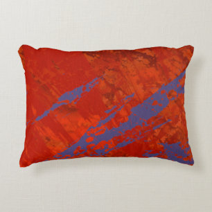 Abstract painting. Ink handmade image. Modern arti Decorative Cushion
