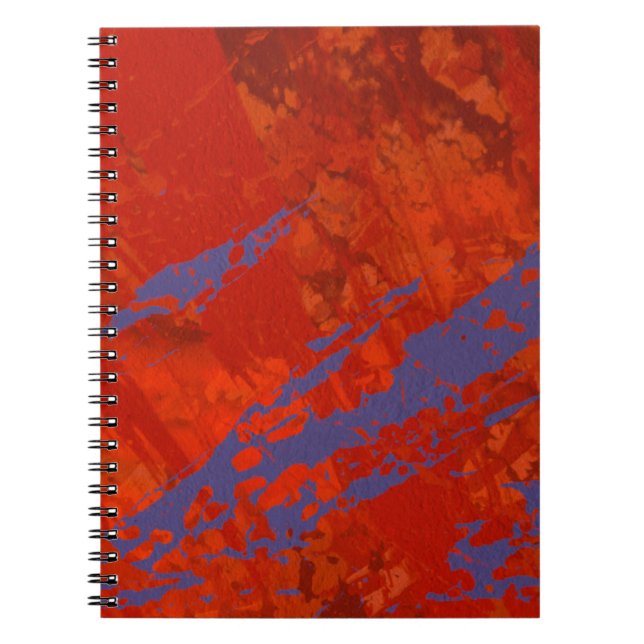 Abstract painting. Ink handmade image. Modern arti Notebook (Front)