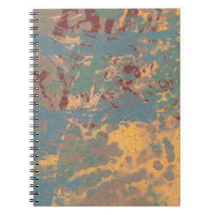 Abstract painting. Ink handmade image. Modern arti Notebook