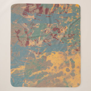 Abstract painting. Ink handmade image. Modern arti Sherpa Blanket