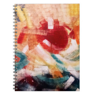 Abstract painting notebook