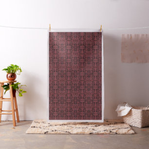 Abstract Painting Of A Magenta Pink Cobweb Fabric