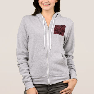 Abstract Painting Of A Magenta Pink Cobweb Hoodie
