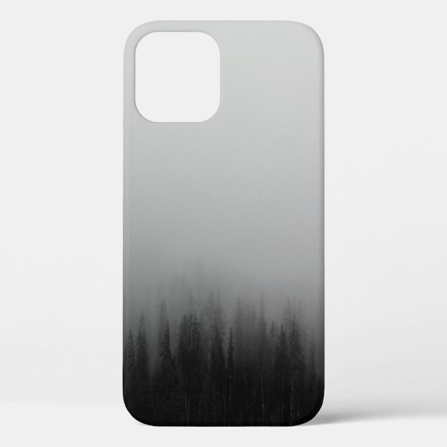 ABSTRACT PAINTING OF PINE TREE FOREST Case-Mate iPhone CASE (Back)