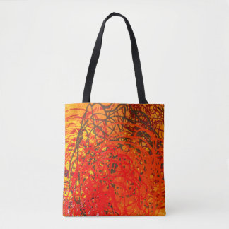 Abstract painting on canvas. Hand made art. Colorf Tote Bag