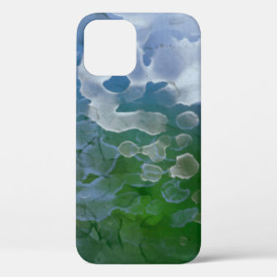 Abstract painting on concrete. 2d illustration. Va iPhone 12 Case