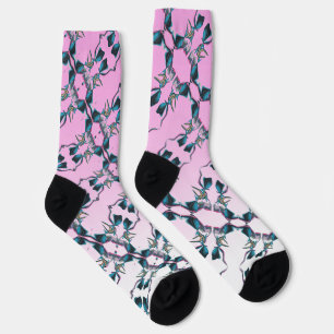 Abstract Painting on Crew Socks