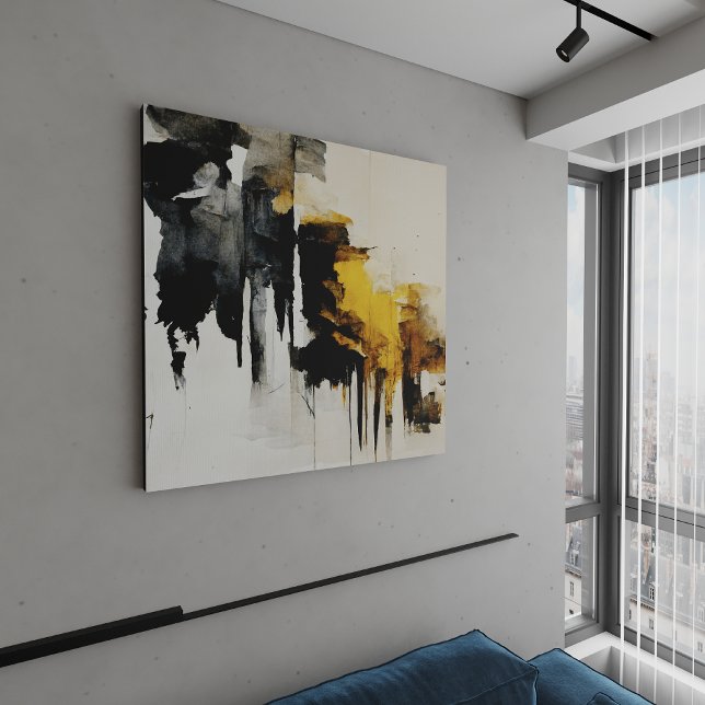 Abstract Painting "Overlook of the Wind".   Canvas Print (Creator Uploaded)