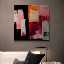Abstract Painting "Peaceful Promises". Canvas P