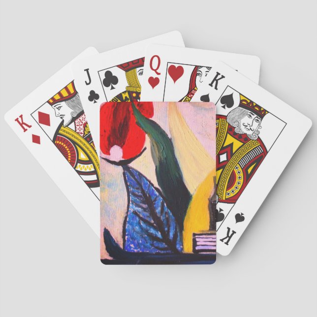 Abstract Painting Playing Cards (Back)
