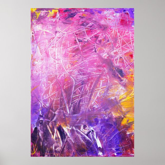 Abstract painting poster (Front)