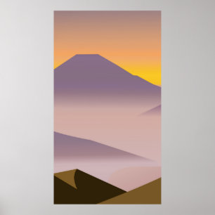 Abstract painting poster