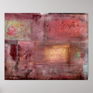 abstract painting poster