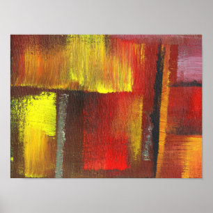 Abstract Painting Poster