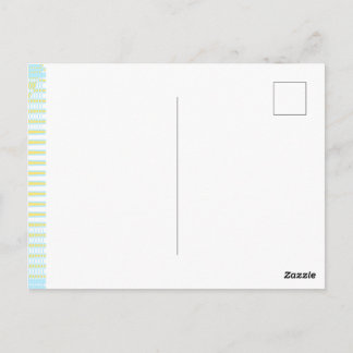 Abstract Painting Rainbow Colours Postcard
