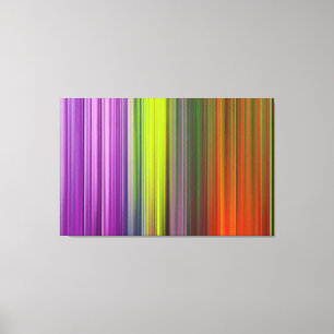 Abstract Painting   Retro Colourful Canvas Print