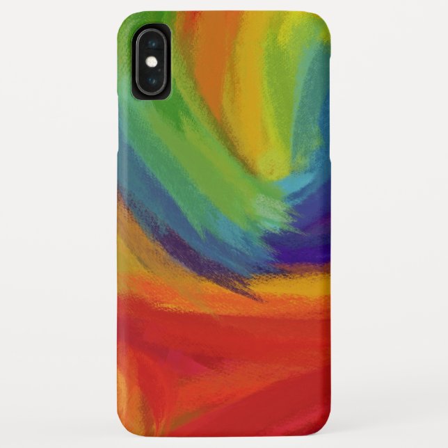 Abstract Painting Retro Colourful Case-Mate iPhone Case (Back)