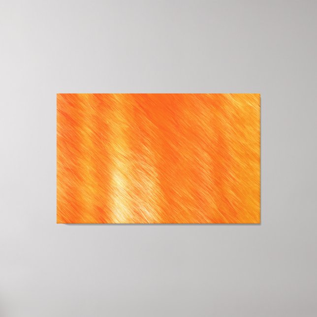 Abstract Painting | Retro Orange 17 Canvas Print (Front)