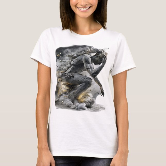 Abstract Painting Shirt I Artistic Graphic Tee I (Front)