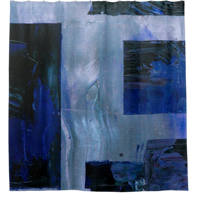 Abstract painting shower curtain (Front)