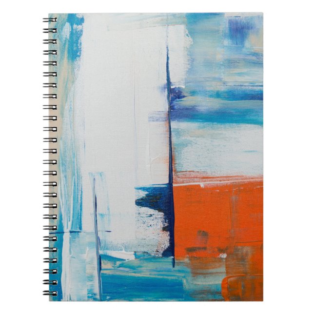 Abstract Painting Spiral Photo Notebook 80 Pages (Front)