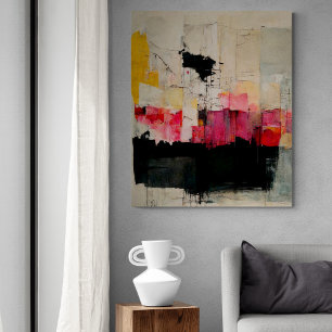 Abstract Painting "Springs Swamp".  Canvas Print