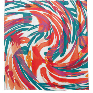 Abstract painting texture. Art wallpaper. Simple d Shower Curtain