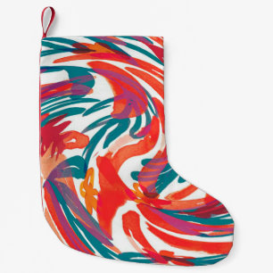 Abstract painting texture. Art wallpaper. Simple d Small Christmas Stocking