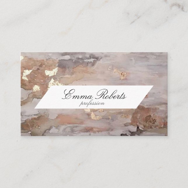 Abstract Painting Texture Business Card (Front)