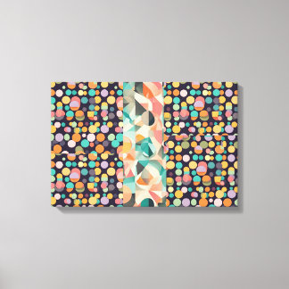 Abstract painting that expresses the light and bus canvas print