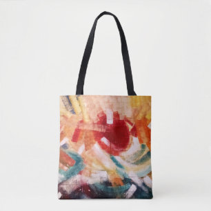 Abstract painting tote bag