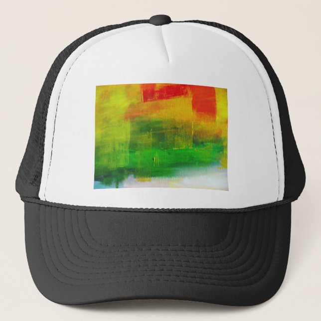 Abstract Painting Trucker Hat (Front)