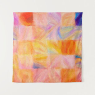 Abstract painting, Wall art, Canvas, Oil paint, Mo Tapestry
