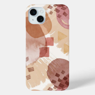 Abstract painting watercolor pattern  iPhone 15 mini case