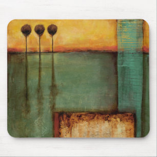 Abstract Painting with Piano Keys Mouse Mat