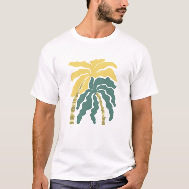 Abstract Palm Art T-Shirt (Front)