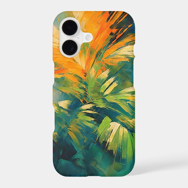 Abstract Palm Burst – Tropical Energy in Motion (Back)