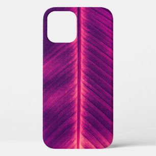 Abstract Palm Leaf: Toned Vein iPhone 12 Case