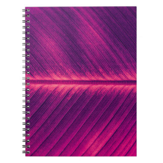 Abstract Palm Leaf: Toned Vein Notebook