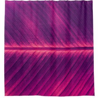 Abstract Palm Leaf: Toned Vein Shower Curtain