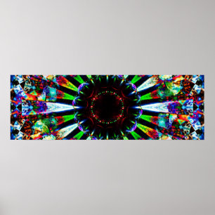 Abstract Panoramic Art Poster