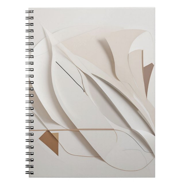 Abstract Paper Form Notebook (Front)
