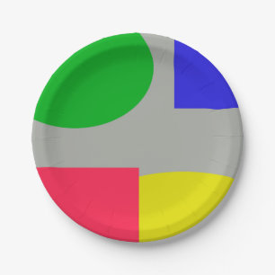 Abstract Paper Plate