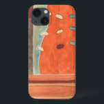 Abstract Parade of Eggs by Erica J Vess iPhone 13 Case<br><div class="desc">This abstract painting by Erica J Vess features a parade of eggs marching past a strip of orange. The multipaneled piece would make an excellent start to a modern art collection. Buy yours today!</div>