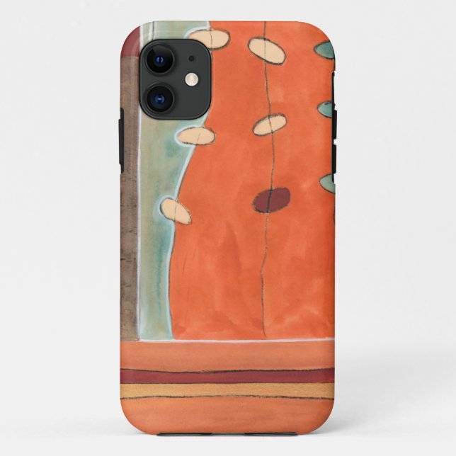 Abstract Parade of Eggs by Erica J Vess Case-Mate iPhone Case (Back)