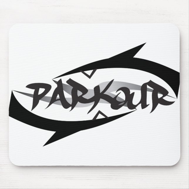 Abstract Parkour Mouse Mat (Front)