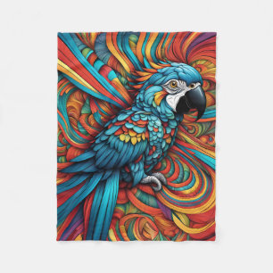 ABSTRACT PARROT BLANKET