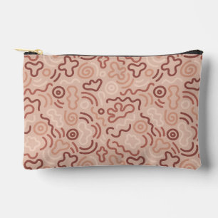 Abstract Party Doodle Pattern Accessory Pouch